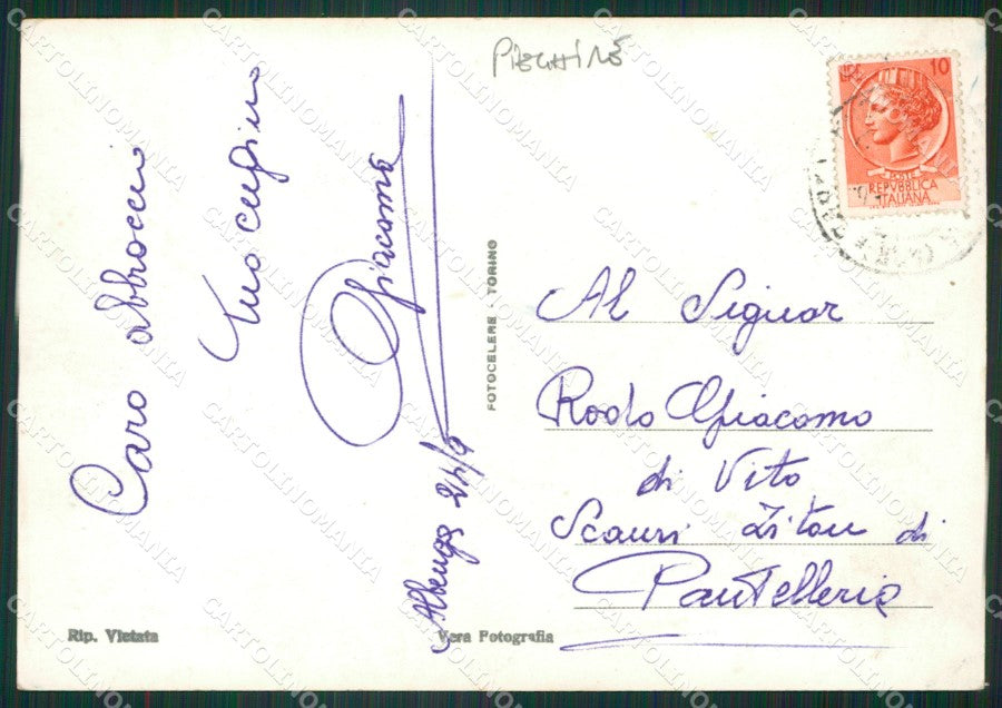 Savona Albenga Caserma PIEGHINE Foto FG cartolina ZK5853 – retro