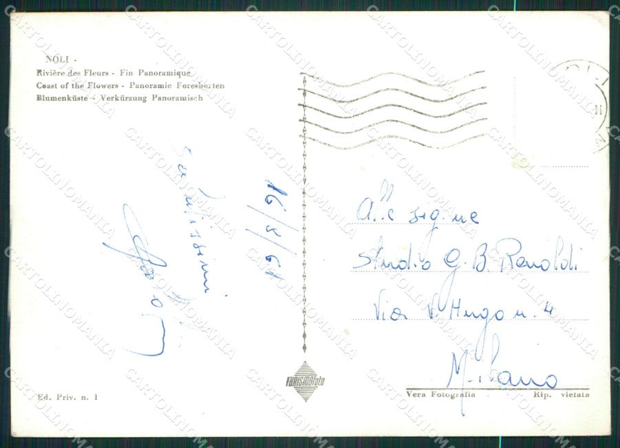 Savona Noli Foto FG cartolina ZK5870 – retro
