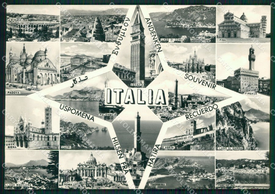 Genova Portofino Ricordo di Foto FG cartolina ZK5875 – fronte