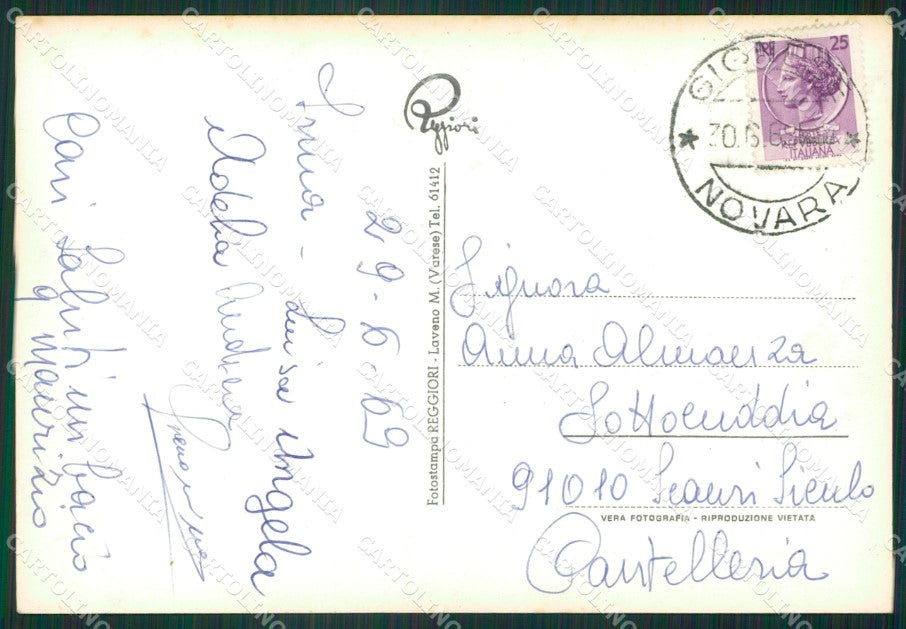 Verbania Gignese Saluti da PIEGHINA Foto FG cartolina ZK5888 – retro