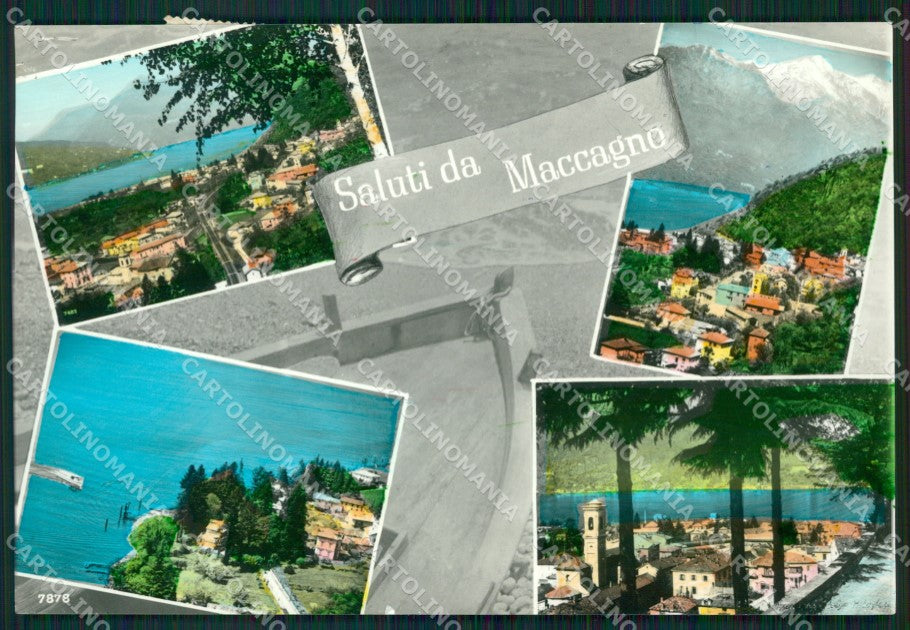 Varese Maccagno Saluti da Foto FG cartolina ZK5891 – fronte