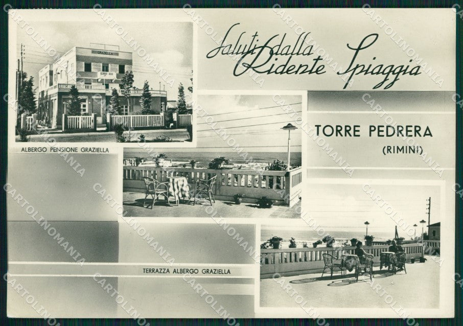 Rimini Torre Pedrera Saluti da Foto FG cartolina ZK5894 – fronte