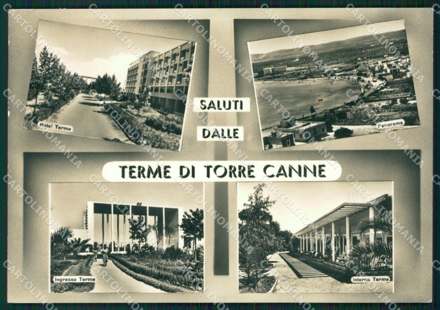 Brindisi Fasano Terme di Torre Canne Saluti da Foto FG cartolina ZK5895 – fronte