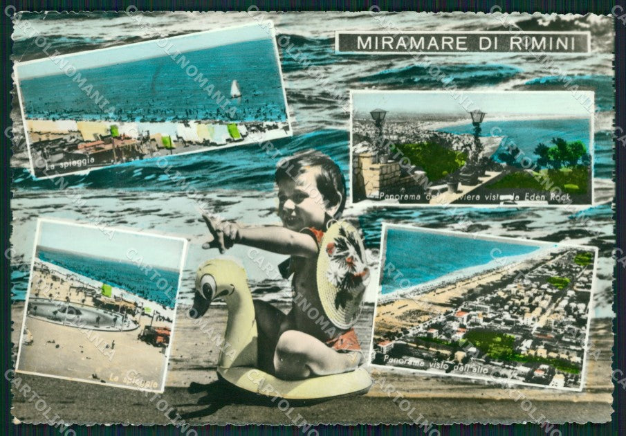 Rimini Miramare di STRAPPINO Foto FG cartolina ZK5904 – fronte