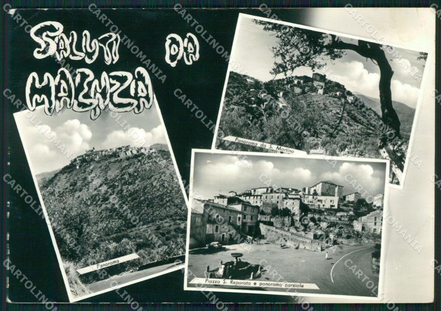 Latina Maenza Saluti da PIEGA Foto FG cartolina ZK5921 – fronte