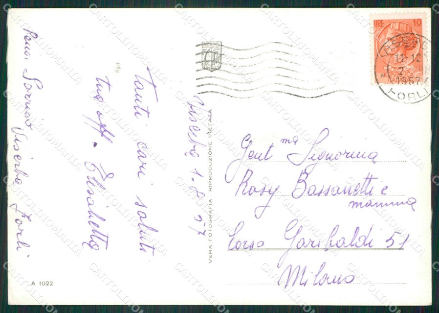 Rimini Viserba Saluti da Foto FG cartolina ZK5924 – retro