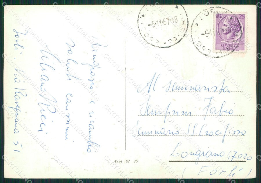 Forlì Città Saluti da FG cartolina ZK5963 – retro