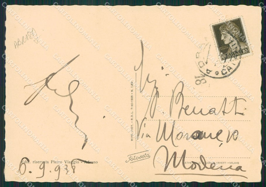 Catania Adrano ABRASA FG cartolina ZK5970 – retro