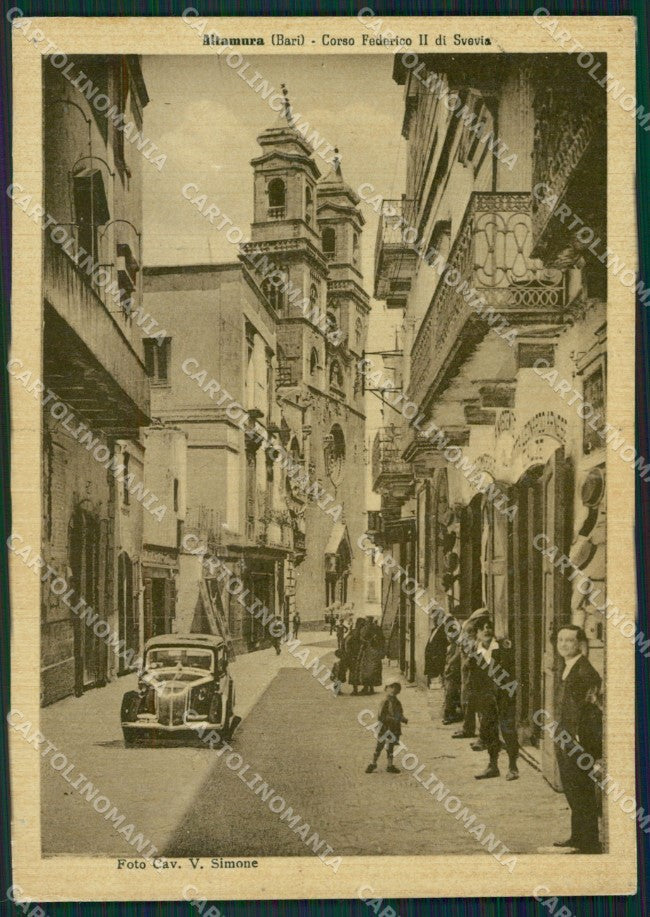 Bari Altamura Auto FG cartolina ZK5975 – fronte