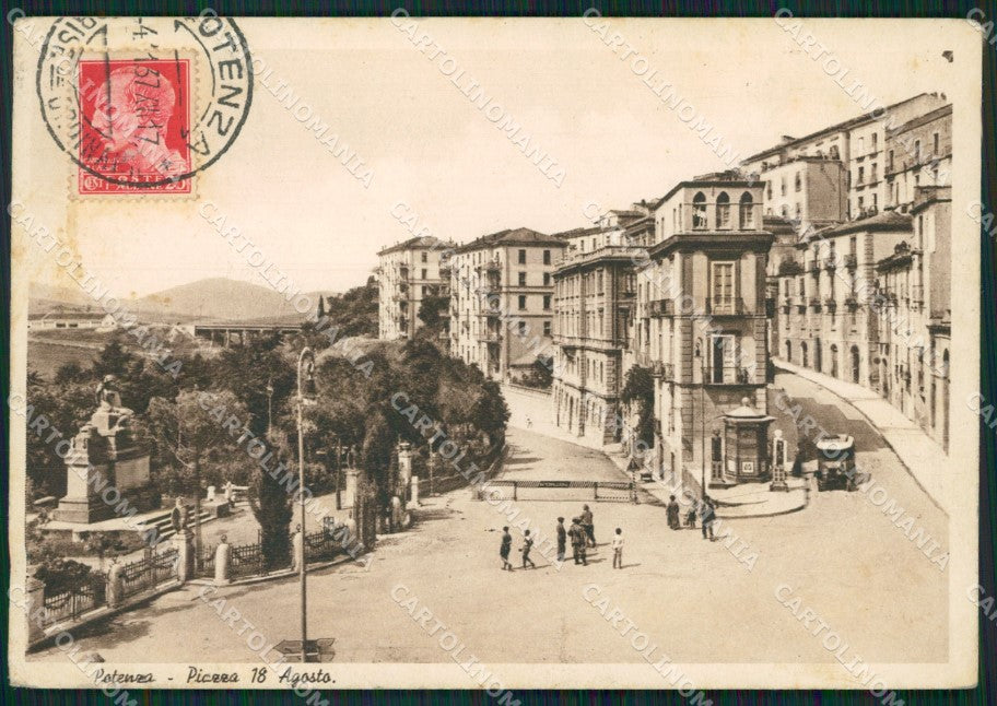 Potenza Città PIEGHINA FG cartolina ZK5980 – fronte