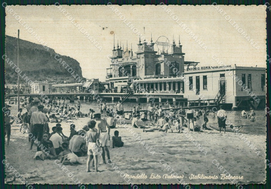 Palermo Mondello Lido FG cartolina ZK5996 – fronte