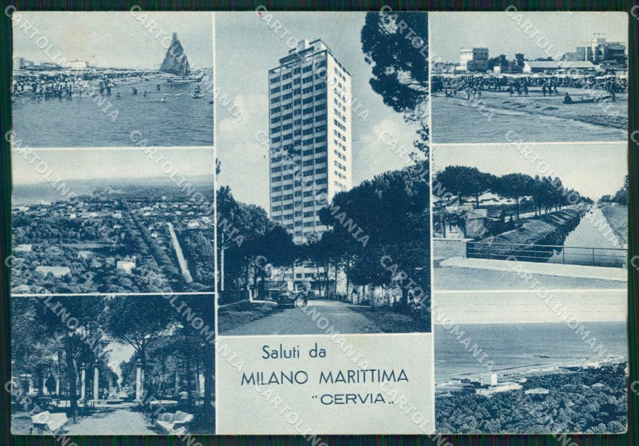 Ravenna Cervia Milano Marittima Saluti da FG cartolina ZK6012 – fronte
