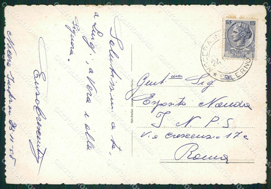 Salerno Nocera Inferiore Saluti da Caserma FG cartolina ZK6032 – retro