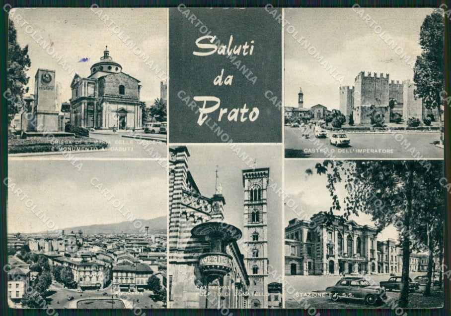 Prato Città Saluti da FG cartolina ZK6035 – fronte