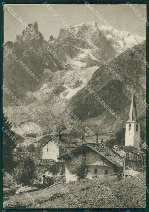 Aosta Courmayeur Entrèves Ghiacciaio FG cartolina ZK6044 – fronte