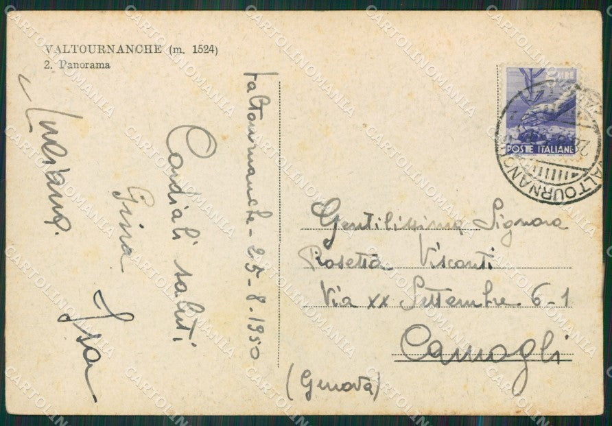Aosta Valtournanche FG cartolina ZK6045 – retro