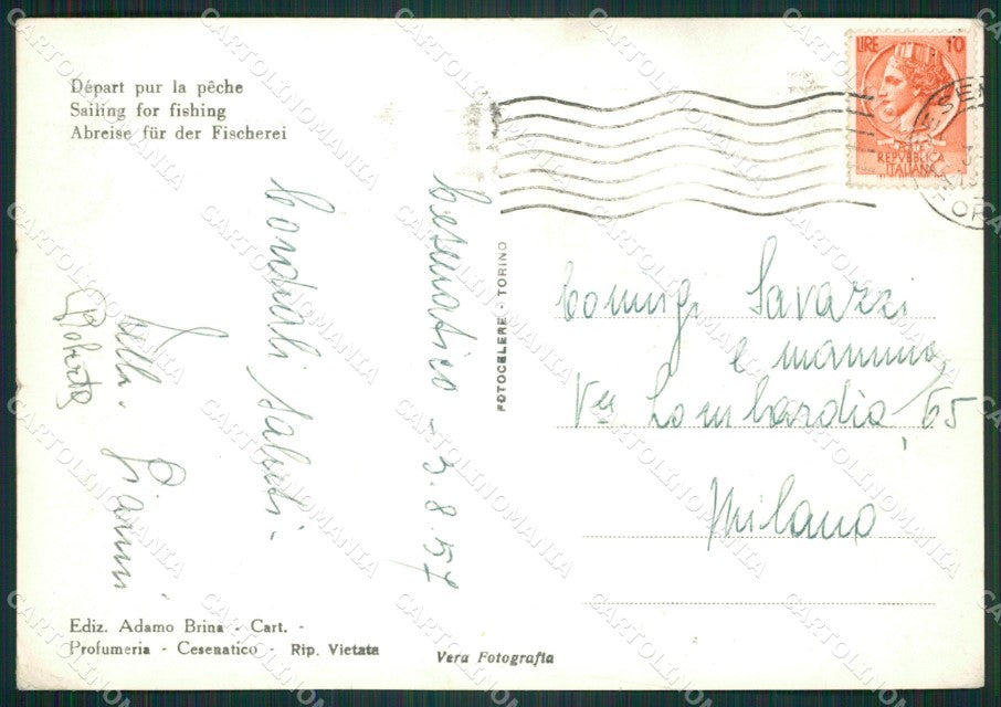 Forlì Cesenatico PIEGHINA Foto FG cartolina ZK6061 – retro