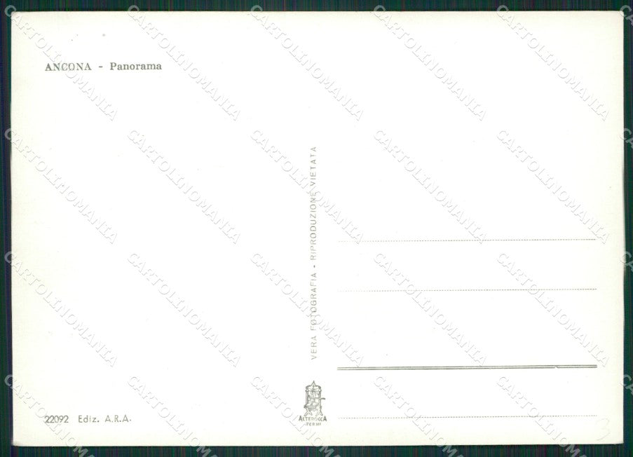 Ancona Città Barche Foto FG cartolina ZK6091 – retro