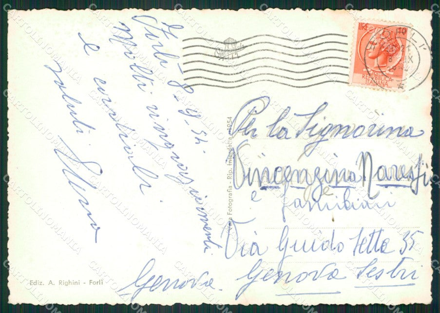 Forlì Città ABRASA Foto FG cartolina ZK6101 – retro