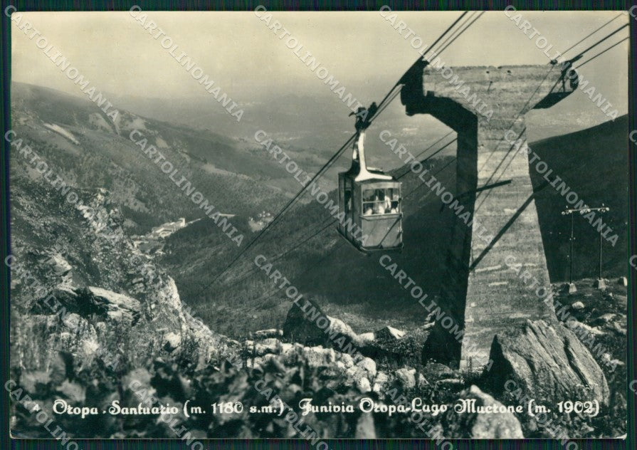 Biella Oropa Funivia Foto FG cartolina ZK6109 – fronte