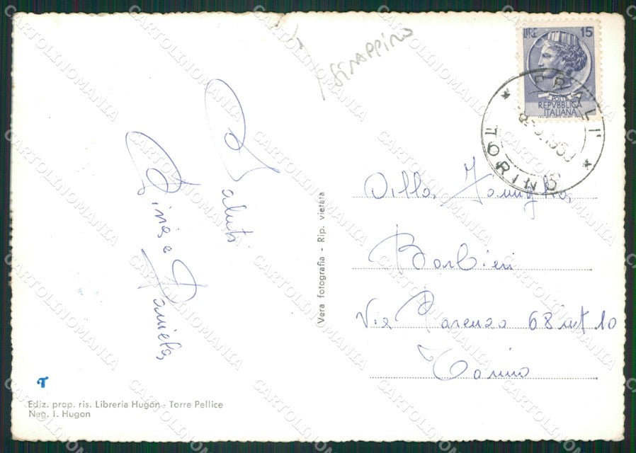 Torino Prali Saluti da STRAPPINO Foto FG cartolina ZK6128 – retro