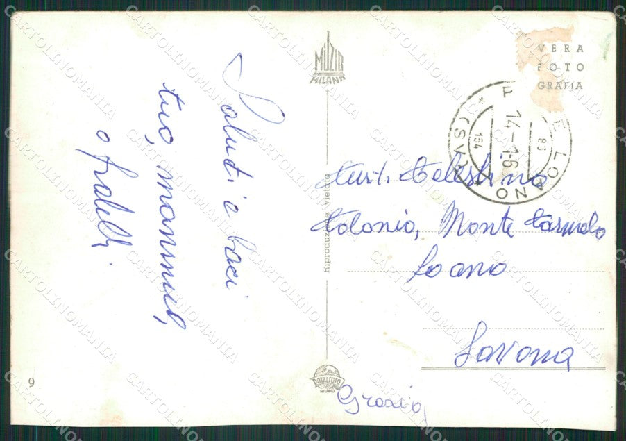 Milano Legnano Municipio Foto FG cartolina ZK6138 – retro
