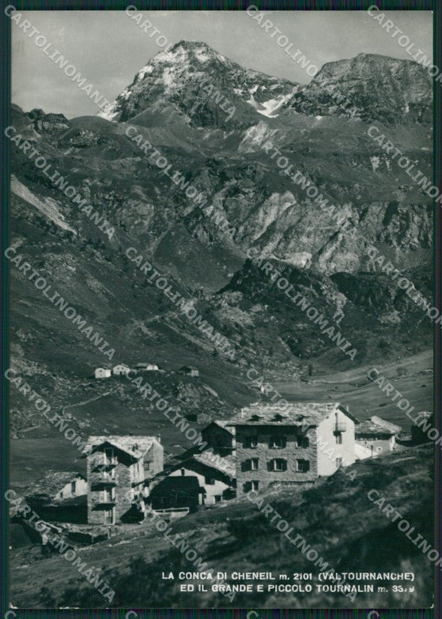 Aosta Valtournenche Chaneil Foto FG cartolina ZK6155 – fronte