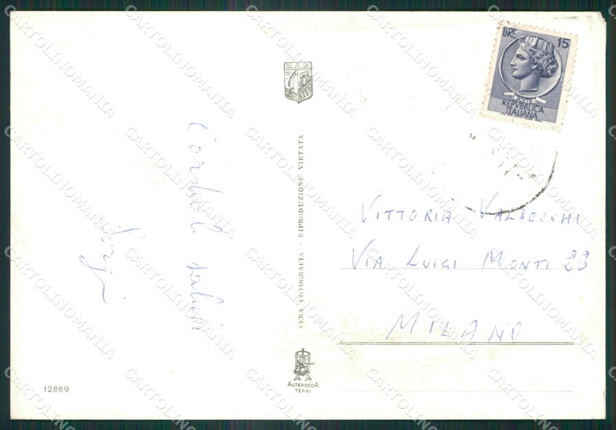 Rimini Miramare di Saluti da Foto FG cartolina ZK6166 – retro