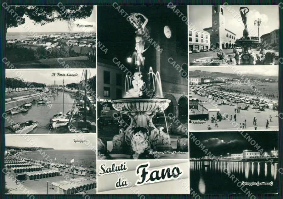 Pesaro Fano Saluti da Foto FG cartolina ZK6168 – fronte