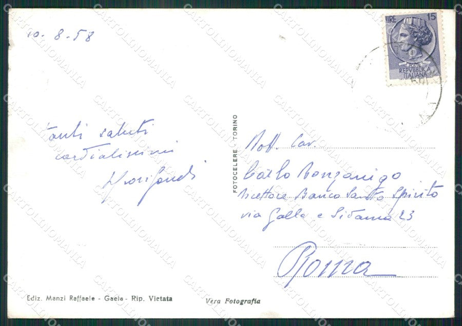 Latina Gaeta Foto FG cartolina ZK6183 – retro