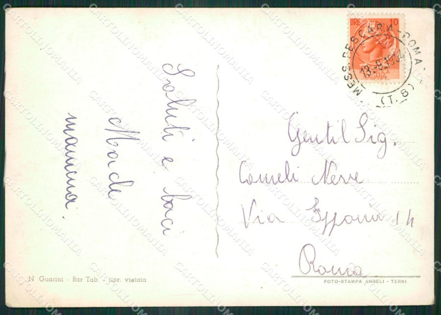 L'Aquila Tagliacozzo Foto FG cartolina ZK6185 – retro