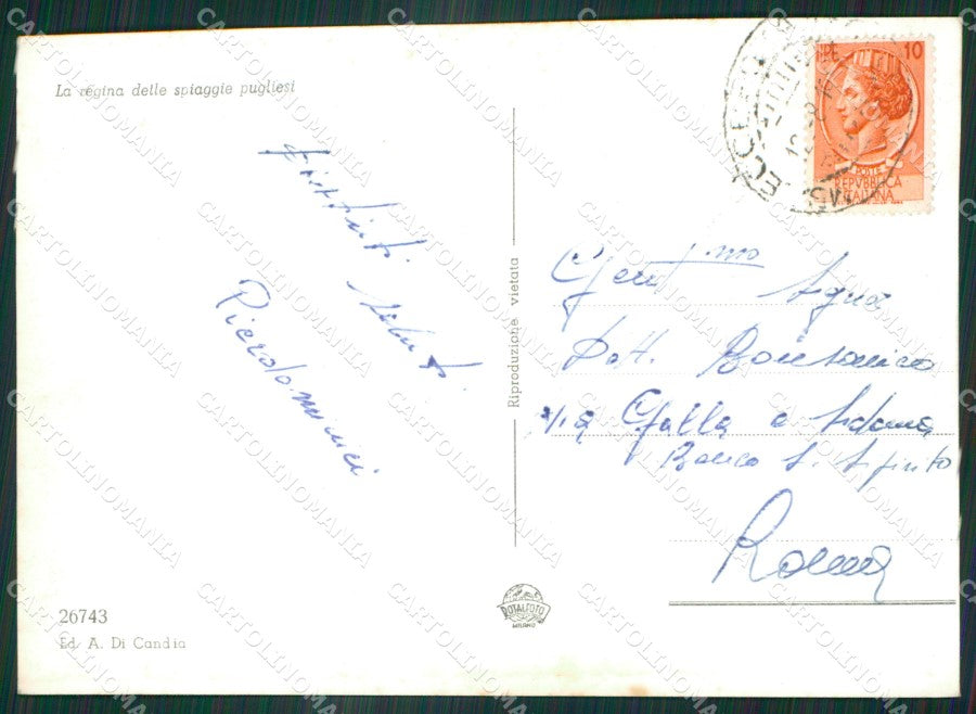 Bari Barletta Foto FG cartolina ZK6186 – retro