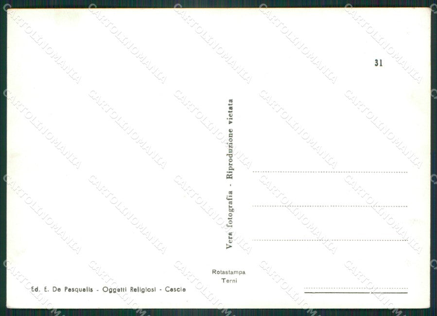 Perugia Cascia Foto FG cartolina ZK6193 – retro