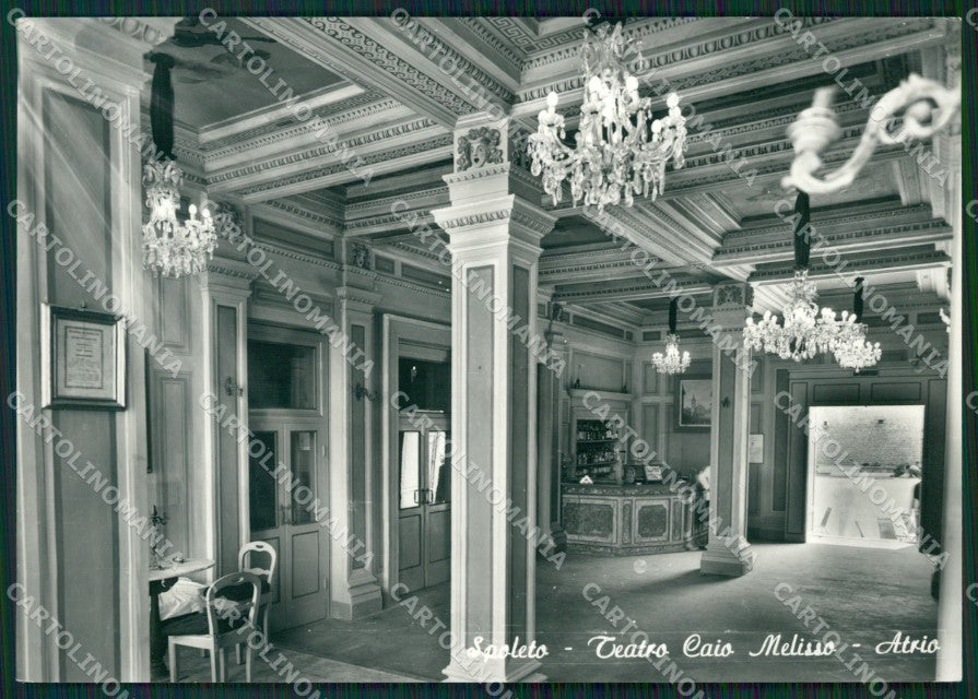 Perugia Spoleto Teatro Foto FG cartolina ZK6195 – fronte