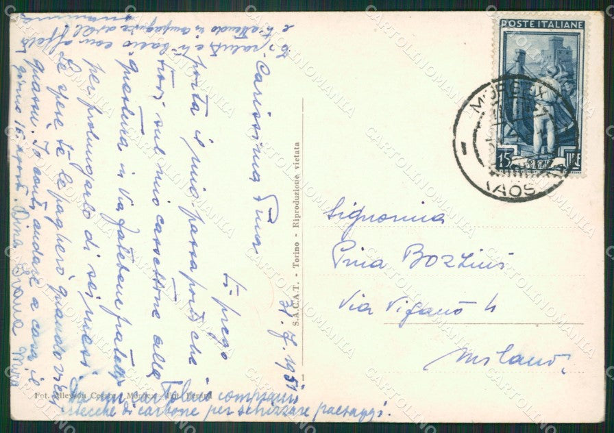 Aosta Morgex Arpy Foto FG cartolina ZK6220 – retro