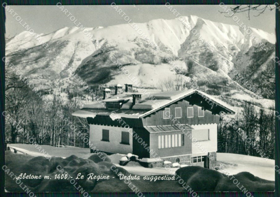 Pistoia Abetone Le Regine STRAPPINO Nevicata Foto FG cartolina ZK6228 – fronte