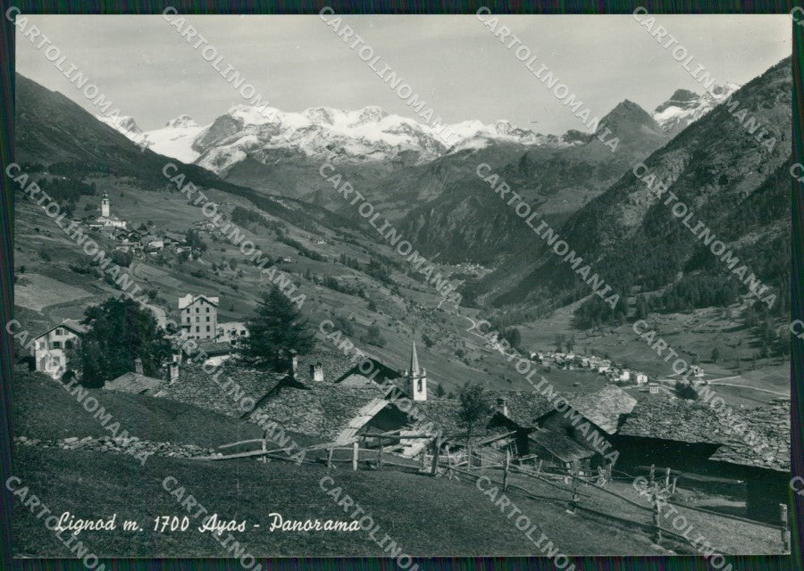 Aosta Ayas Lignod Foto FG cartolina ZK6230 – fronte