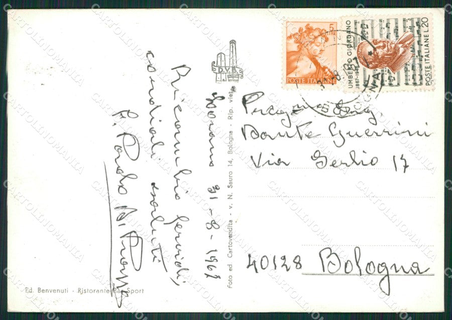 Bologna Loiano Nevicata Foto FG cartolina ZK6234 – retro