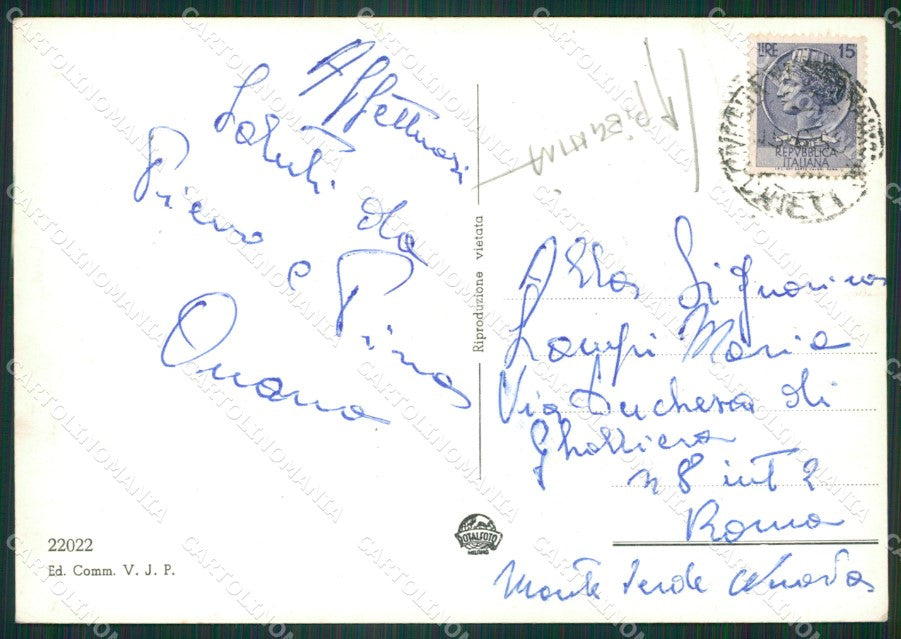 L'Aquila Costumi PIEGHINA Foto FG cartolina ZK6237 – retro
