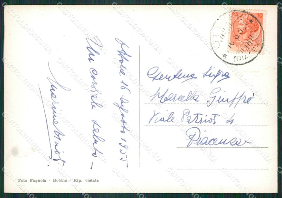 Piacenza Ottone Foto FG cartolina ZK6267 – retro