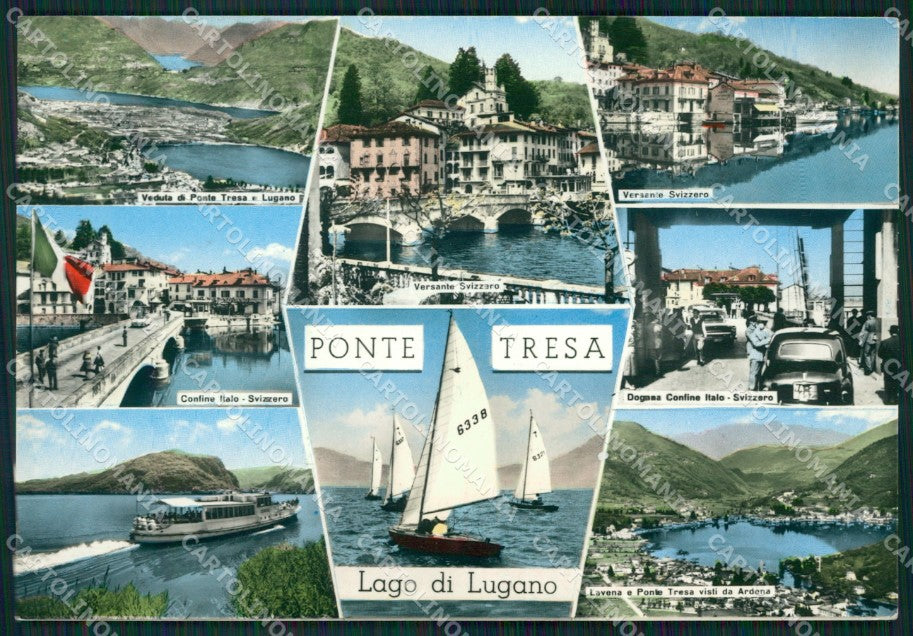 Varese Lavena Ponte Tresa Foto FG cartolina ZK6286 – fronte