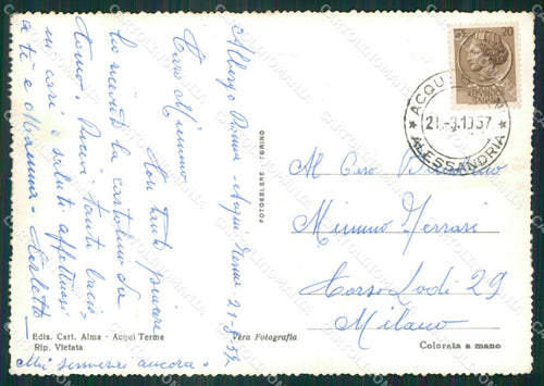 Alessandria Acqui Terme Foto FG cartolina ZK6290 – retro