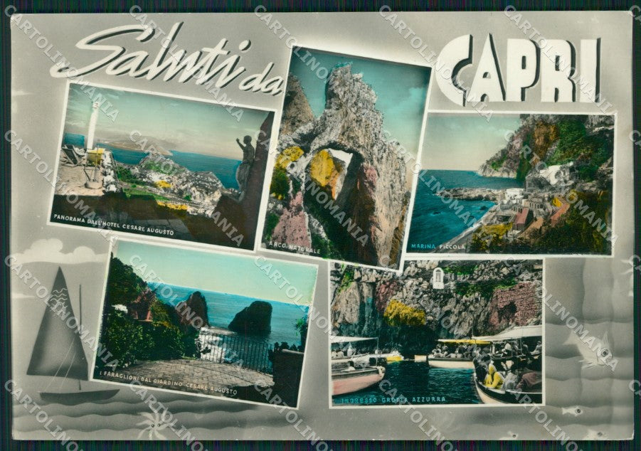 Napoli Capri Saluti da Foto FG cartolina ZK6292 – fronte