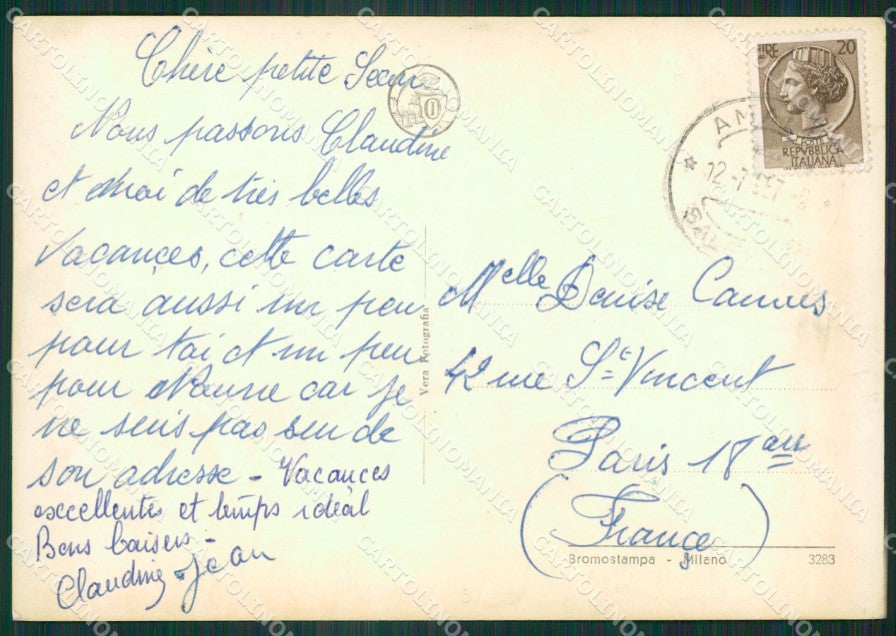 Napoli Capri Saluti da Foto FG cartolina ZK6292 – retro
