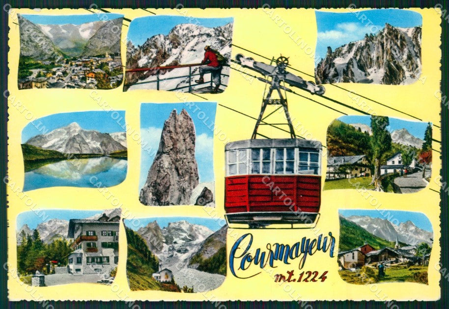 Aosta Courmayeur Foto FG cartolina ZK6298 – fronte