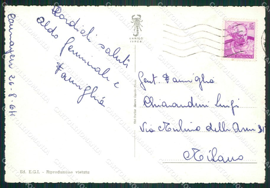 Aosta Courmayeur Foto FG cartolina ZK6298 – retro