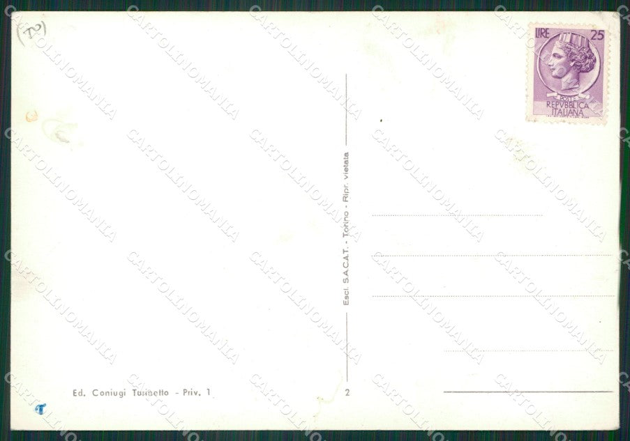 Torino Cumiana Saluti da PIEGHINA Foto FG cartolina ZK6299 – retro