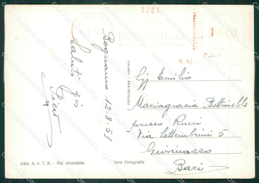 Verbania Bognanco Foto FG cartolina ZK6303 – retro