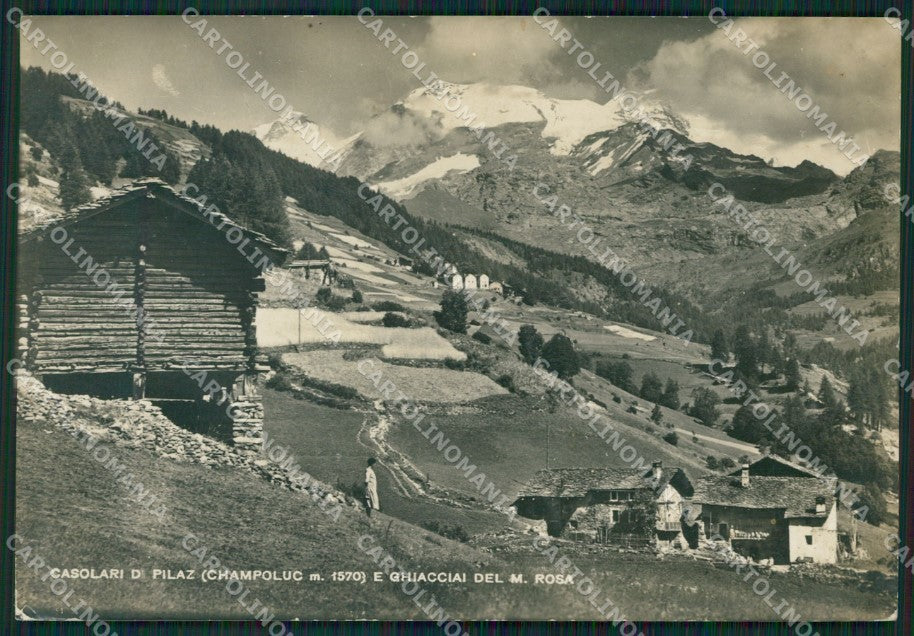 Aosta Ayas Pilaz Monte Rosa Foto FG cartolina ZK6315 – fronte