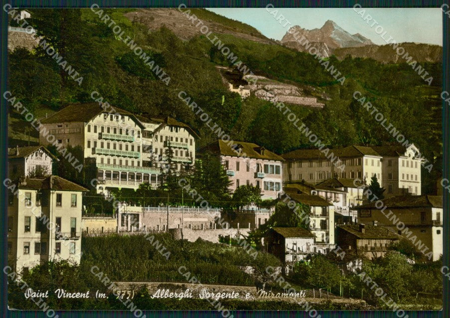 Aosta Saint Vincent Foto FG cartolina ZK6316 – fronte